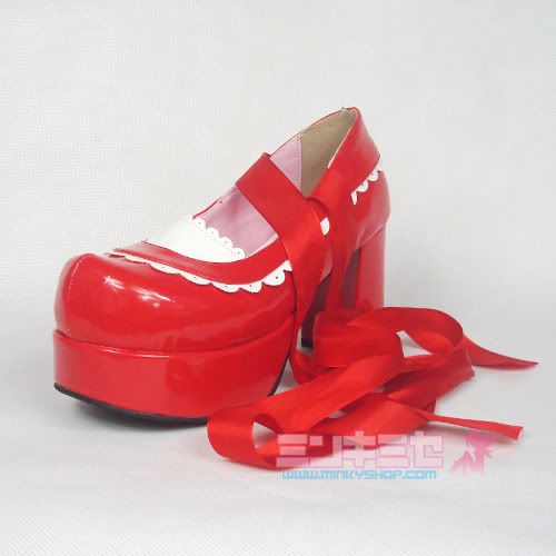 Lolita Maid Ribbon Shoes