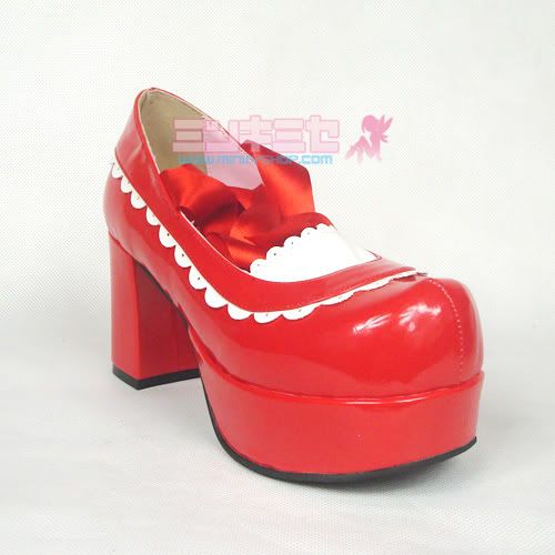 Lolita Maid Ribbon Shoes