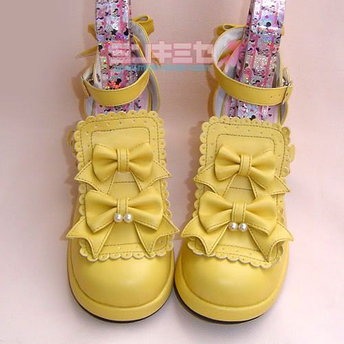 Lolita Twin Pearl Shoes