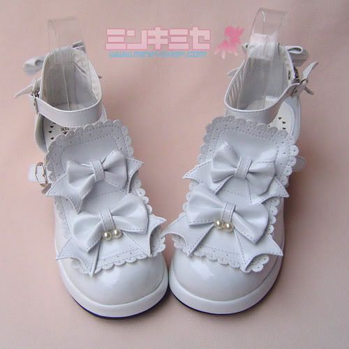 Lolita Twin Pearl Shoes