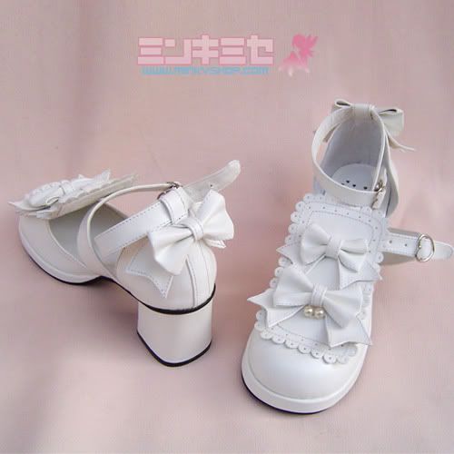 Lolita Twin Pearl Shoes