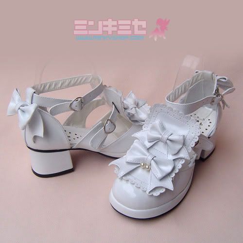 Lolita Twin Pearl Shoes