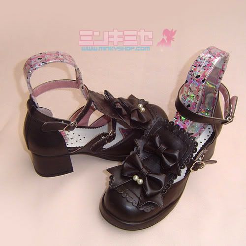 Lolita Twin Pearl Shoes