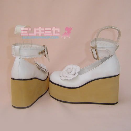 EGL Flower Platform Shoes