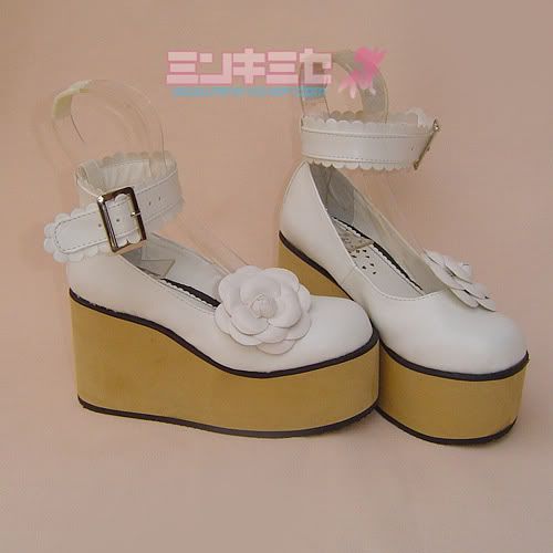 EGL Flower Platform Shoes