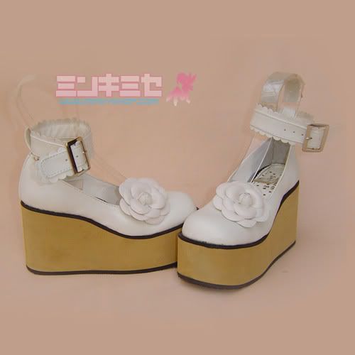 EGL Flower Platform Shoes