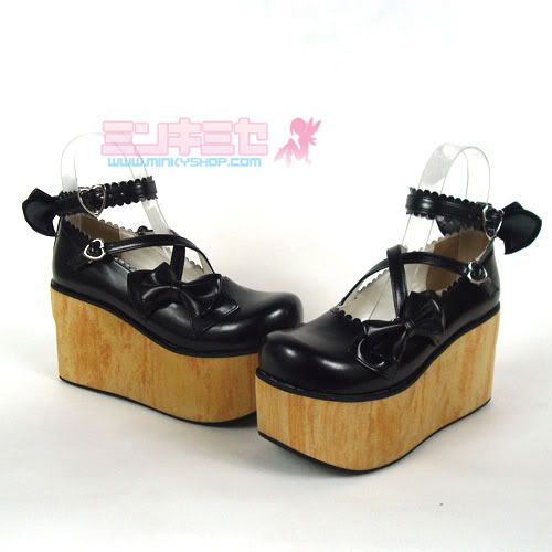 Ribbon Rocking Horse Platform Shoes