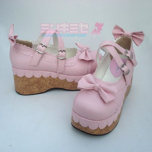 Cork Lolita Cupcake Shoes