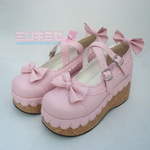 Cork Lolita Cupcake Shoes