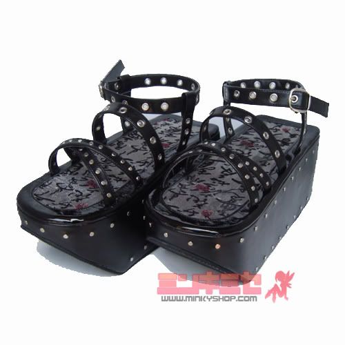 Japanese Punk Platform Sandals