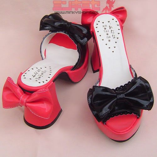 Lolita Sandal Bow Heels