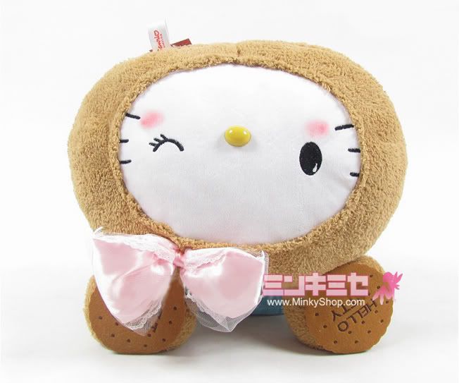 Biscuit Bear Hello Kitty Plush Cushion