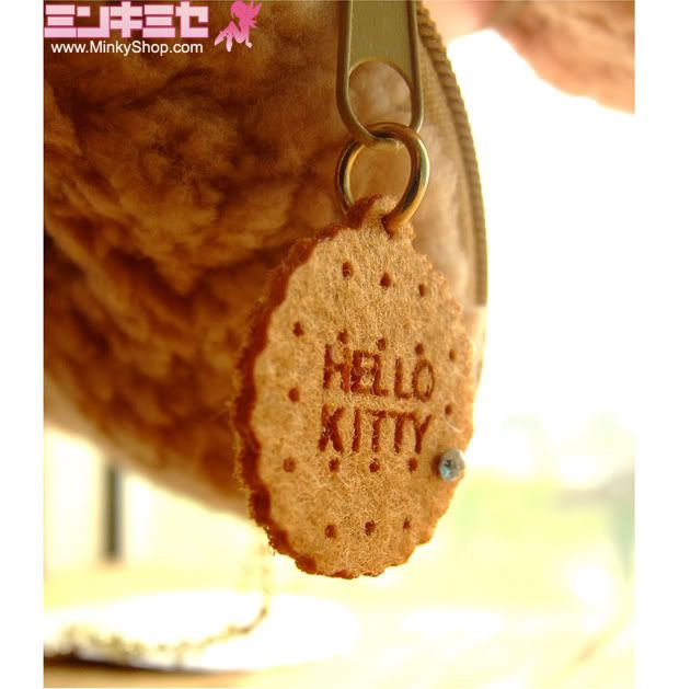 Sanrio Biscuit Bear Hello Kitty Purse/Make-up Bag