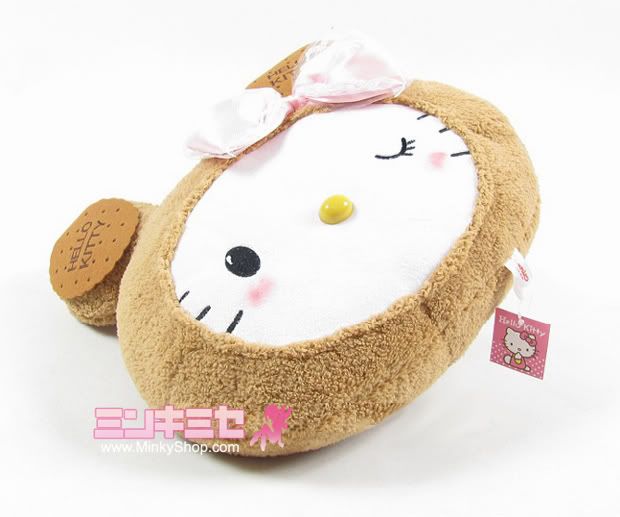 Biscuit Bear Hello Kitty Plush Cushion