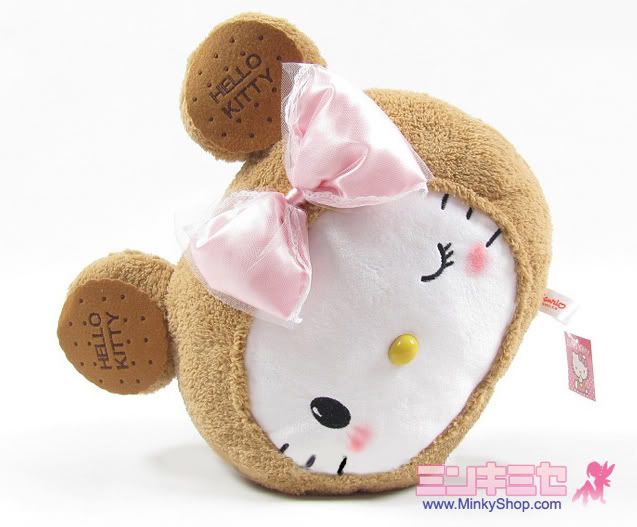 Biscuit Bear Hello Kitty Plush Cushion