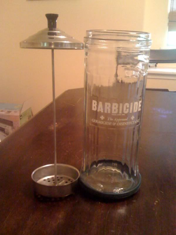 Barbicide Container for Barber