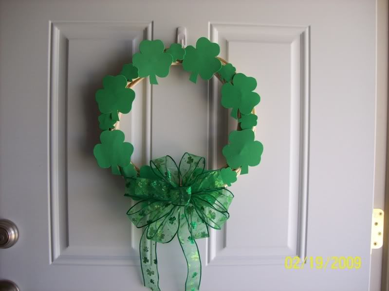 St. Patrick's Day wreath