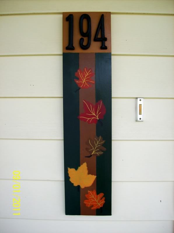 Fall House plaque