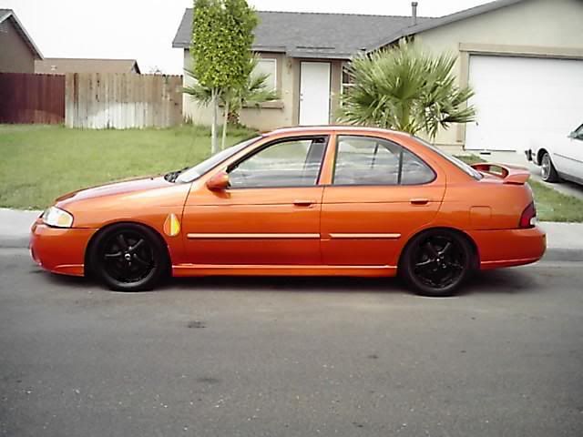 Nissan volcano orange paint code #9