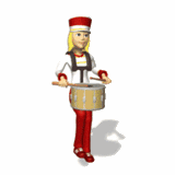 MarchingDrummerAnim.gif Anim Marching Drummer image by cbcat