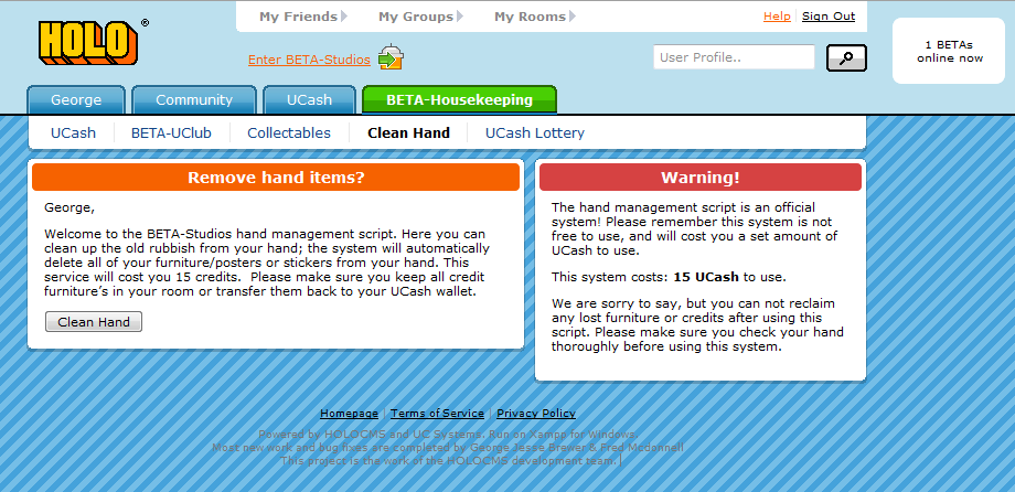 Delici0us - [ADDON] Clean Hand Script - RaGEZONE Forums