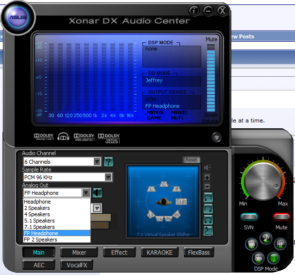 Asus Xonar Dg Audio Device   Windows 7 -  6