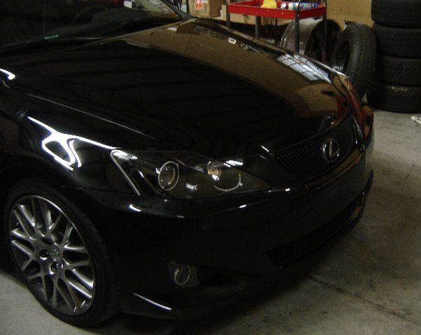 Blacked out Headlights, Foglights, Grill, Smoked Sidemarkers, and Black 