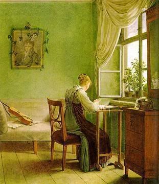 Lady Writing - Regency Pictures, Images and Photos