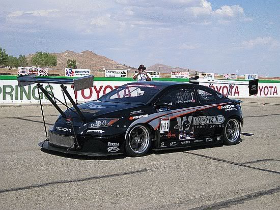 there a mre extreme one in the aerican time attack on a scion TC Stance