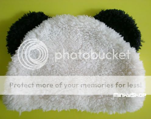 ADORABLE FURRY PANDA HAT SUPER CUTE EMO KAWAII COSPLAY  