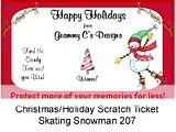 CHRISTMAS HOLIDAY Scratch Tickets Lottery Style FUN  